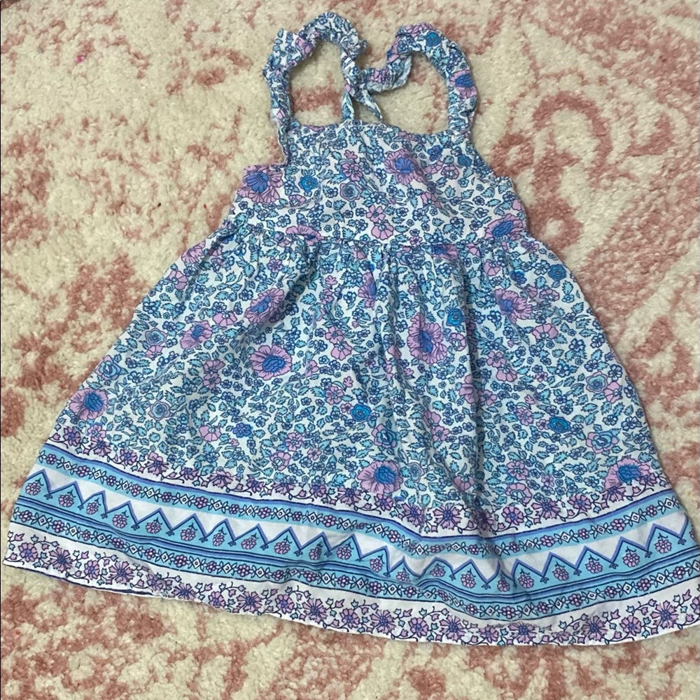 NEVER WORN OSHKOSH FLORAL SUMMER DRESS 12 months